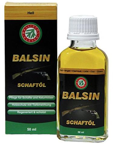 Balsin Schaftöl LICHT Geweer Kolfolie Flesje 50 ml
